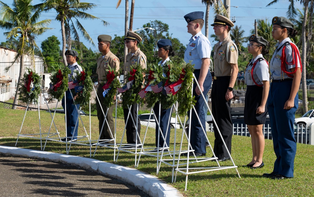 Airmen support Guam’s 3rd Annual Wreaths Across America ceremony
