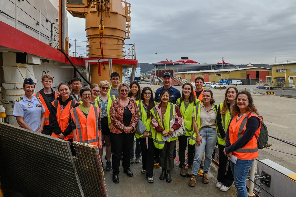 Coast Guard Cutter Polar Star (WAGB 10) holds tours in Hobart