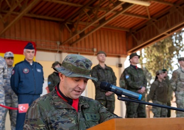 NATO Spanish Patriot Unit holds change of command at Incirlik Air Base with partners