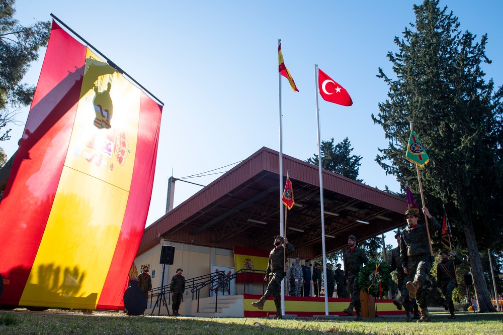 NATO Spanish Patriot Unit holds change of command at Incirlik Air Base with partners