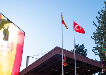 NATO Spanish Patriot Unit holds change of command at Incirlik Air Base with partners