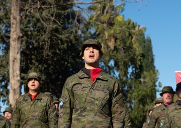 NATO Spanish Patriot Unit holds change of command at Incirlik Air Base with partners