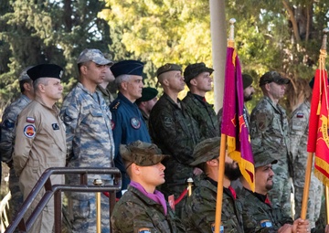 NATO Spanish Patriot Unit holds change of command at Incirlik Air Base with partners