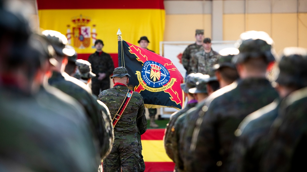 NATO Spanish Patriot Unit holds change of command at Incirlik Air Base with partners