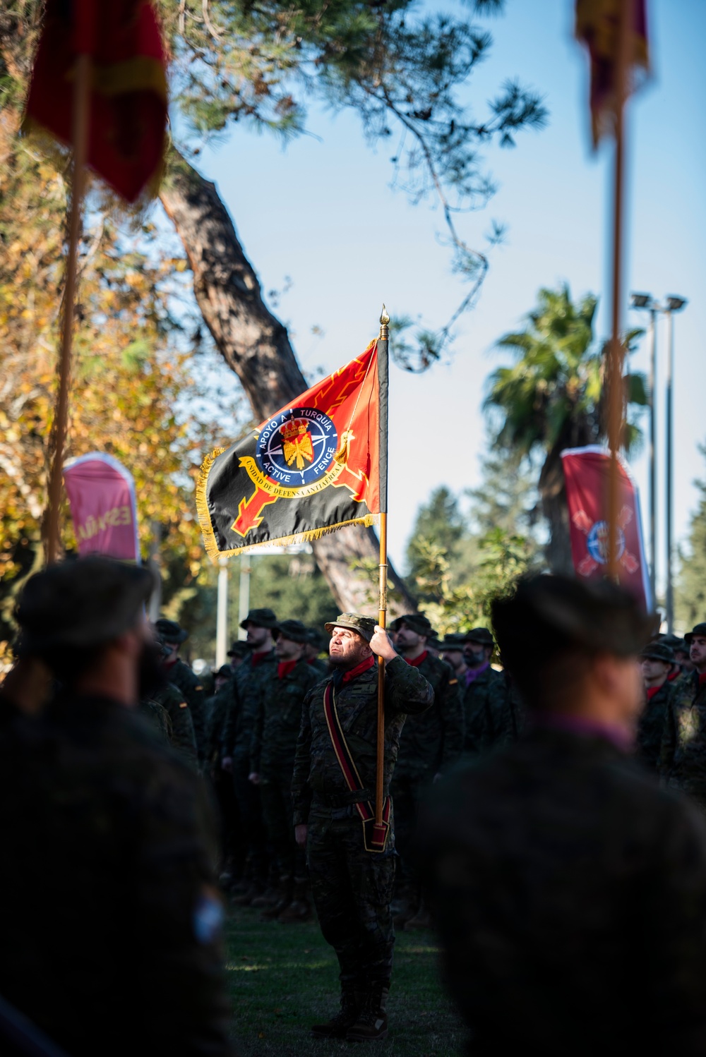 NATO Spanish Patriot Unit holds change of command at Incirlik Air Base with partners
