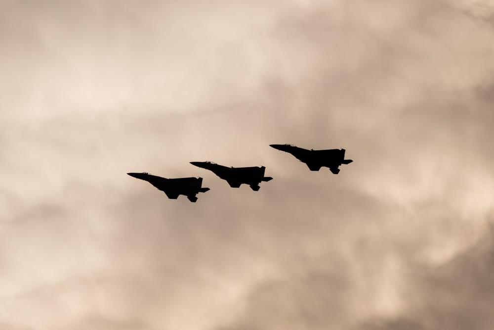 JASDF squadrons conduct flight operators at Nyutabaru Air Base