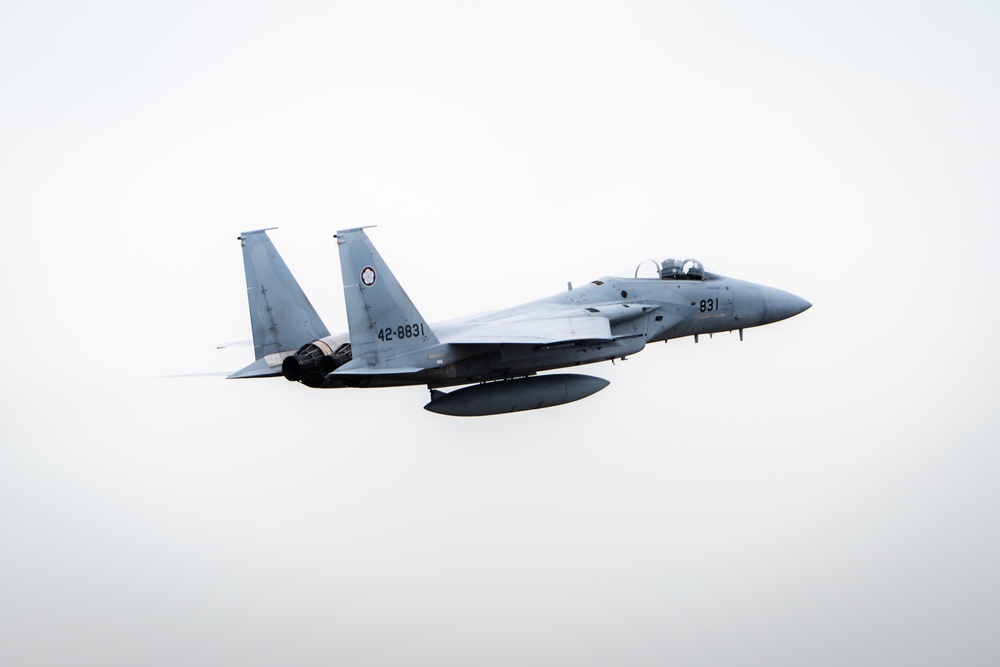 JASDF squadrons conduct flight operators at Nyutabaru Air Base