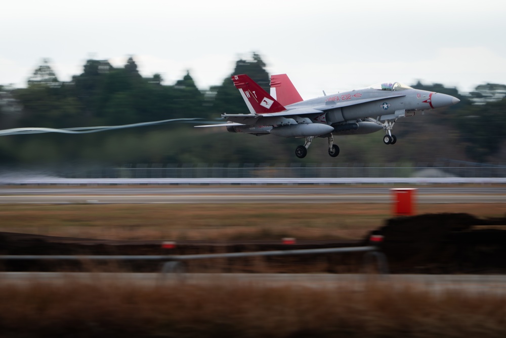 NATR: VMFA-232 conducts flight operations at Nyutabaru Air Base