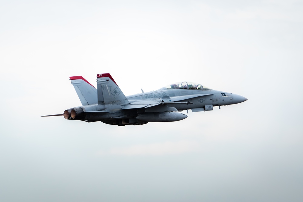 NATR: VMFA-232 conducts flight operations at Nyutabaru Air Base