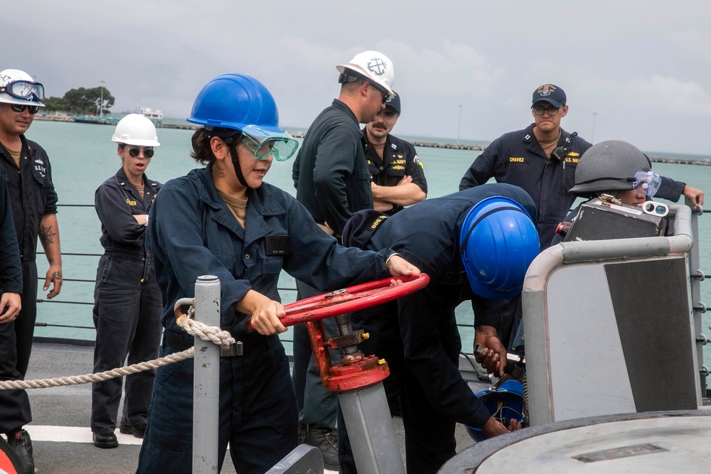 Sterett Gets Underway