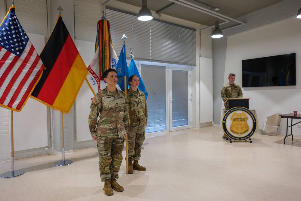 Headquarters Support Company Region V, change of responsibility and command ceremony