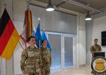 Headquarters Support Company Region V, change of responsibility and command ceremony