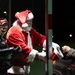 Santa Claus Spreads Holiday Cheer