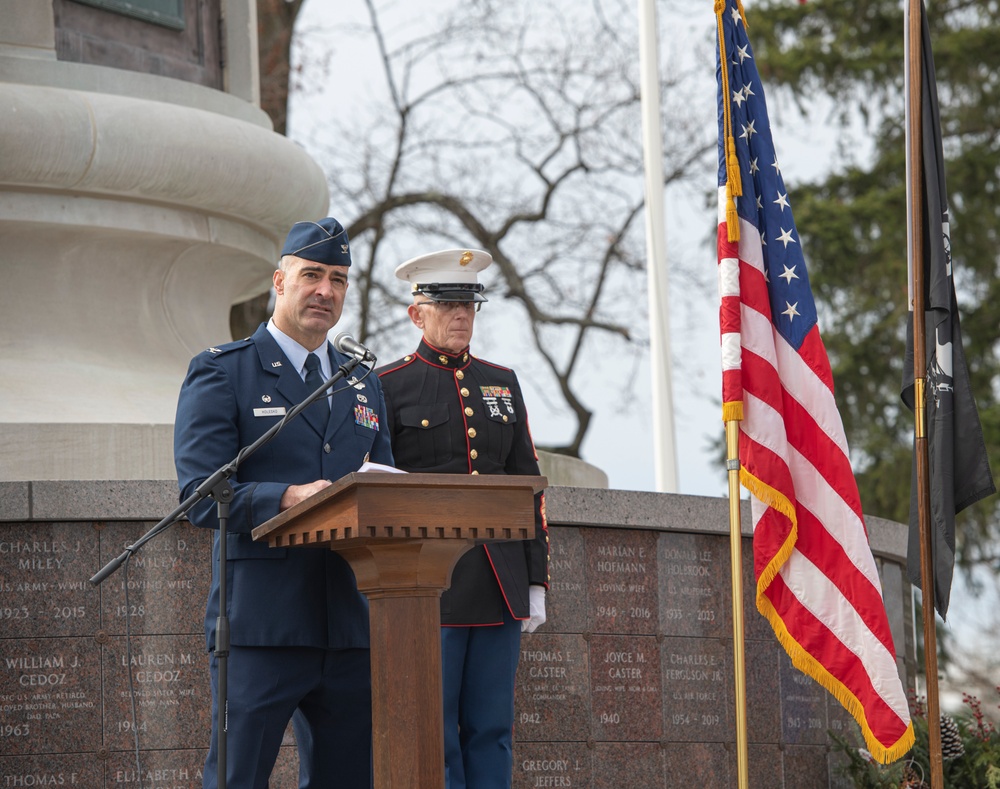 180FW Honors Veterans During Wreaths Across America
