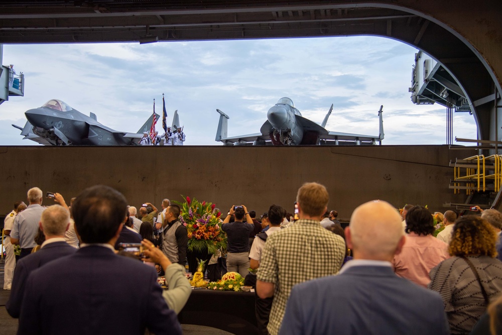 USS Carl Vinson (CVN 70) Hosts Reception for Visitors in Singapore