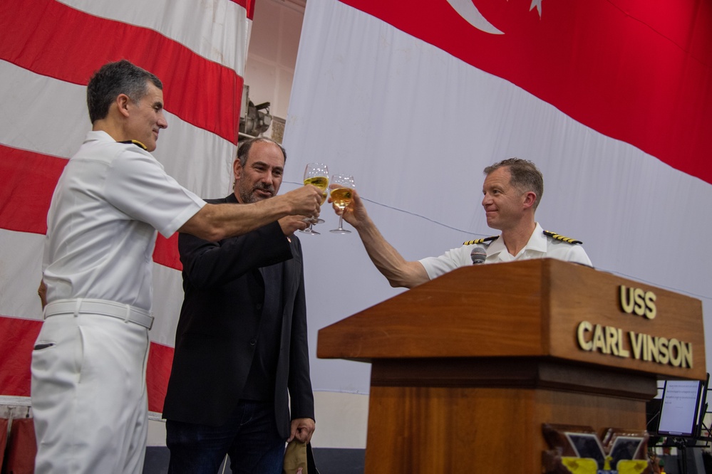 USS Carl Vinson (CVN 70) Hosts Reception for Visitors in Singapore