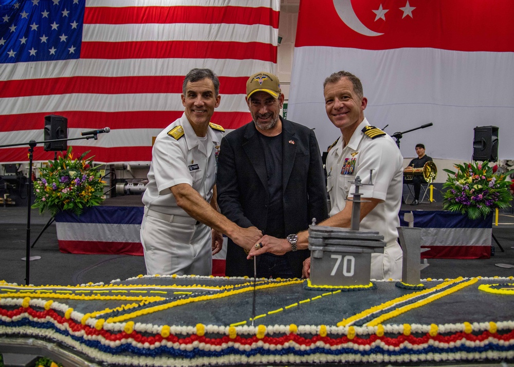 USS Carl Vinson (CVN 70) Hosts Reception for Visitors in Singapore