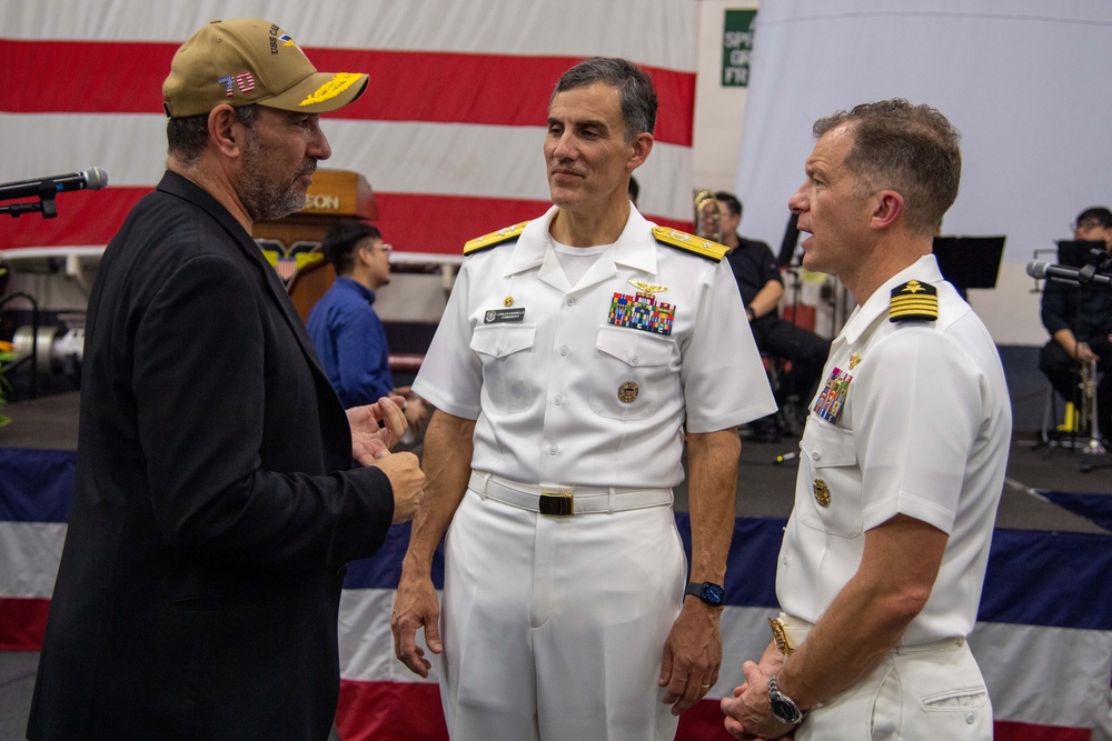 USS Carl Vinson (CVN 70) Hosts Reception for Visitors in Singapore