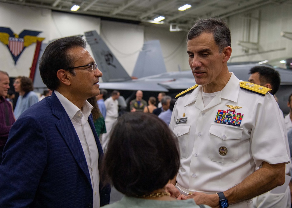 USS Carl Vinson (CVN 70) Hosts Reception for Visitors in Singapore