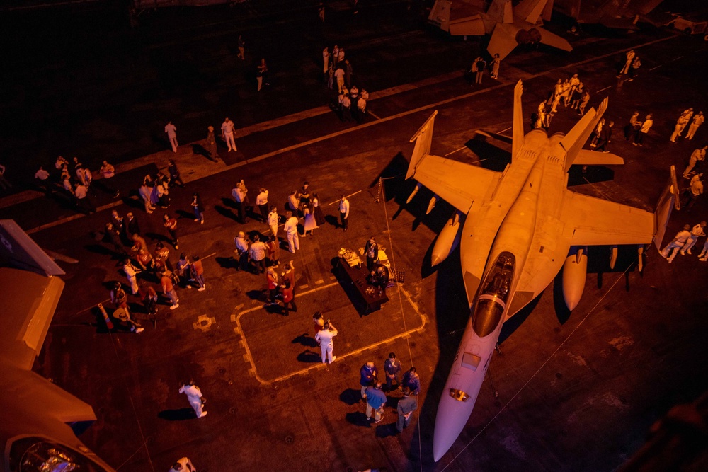 USS Carl Vinson (CVN 70) Hosts Reception for Visitors in Singapore