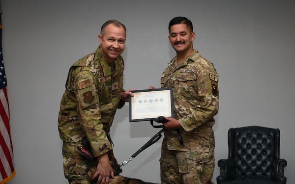 The 319th SFS Retires MWD Zsolti