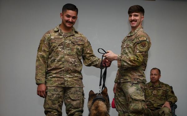 The 319th SFS Retires MWD Zsolti