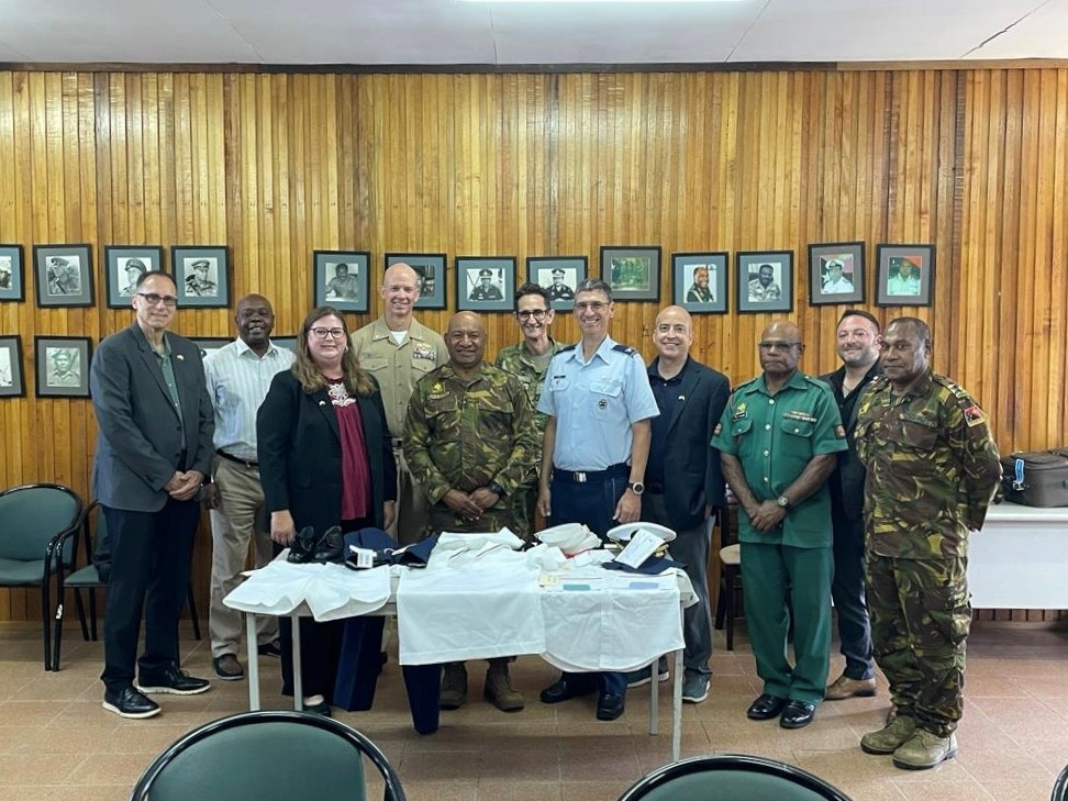 DLA spearheads dress uniform support to Papua New Guinea military