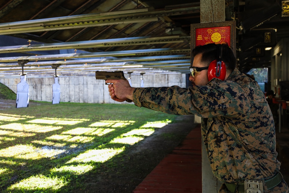 Pistol Range on MCAS Beaufort
