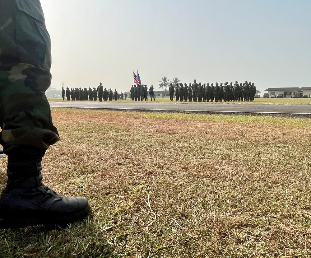 U.S. officials celebrate Armed Forces of Liberia accomplishments at MINUSMA conclusion ceremony
