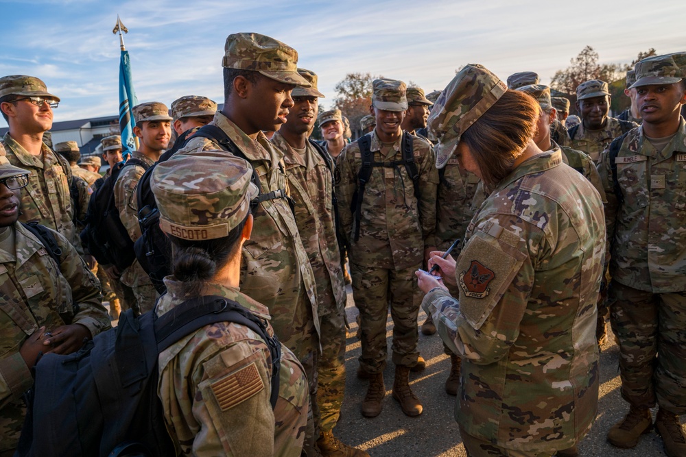 CMSAF, SAF/MR and Diamond 1 visit Keesler