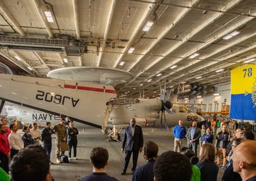 Secretary of Defense Visits USS Gerald R. Ford