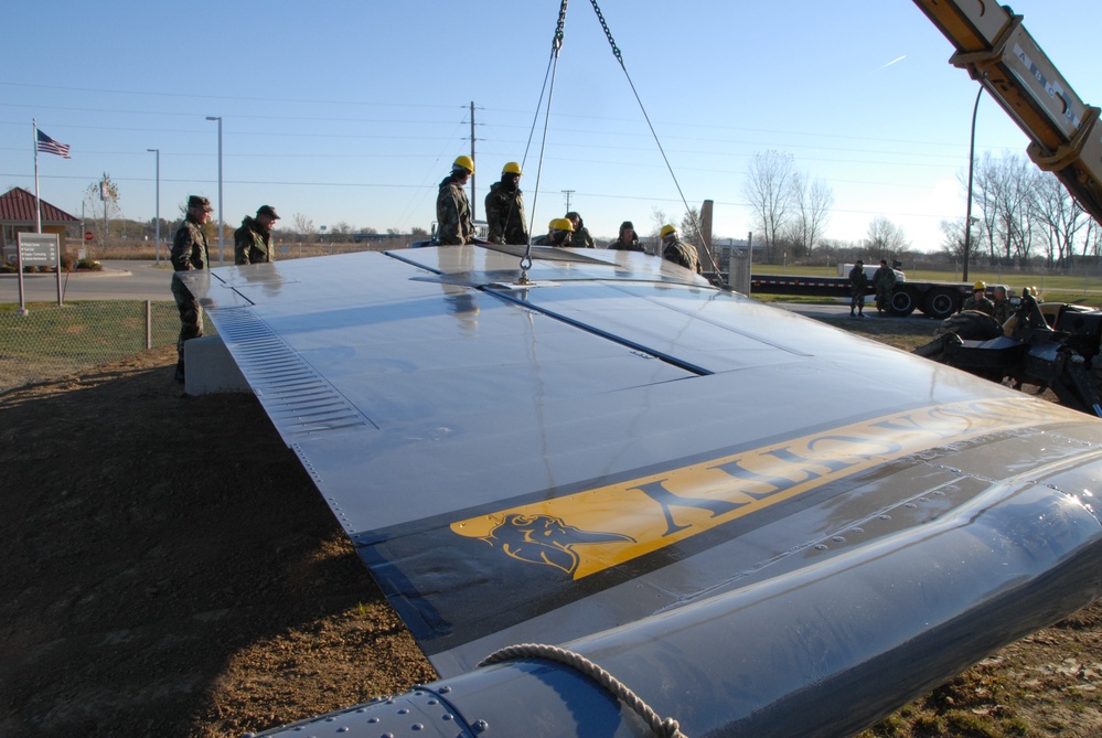 KC-135 static display construction