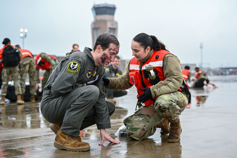 Safety training for Fiesta of Flight airshow