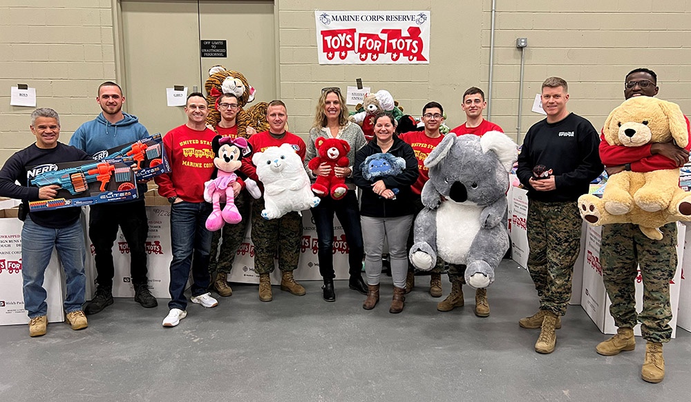 NUWC Division Newport’s annual Toys for Tots drive nets nearly 1,200 donations