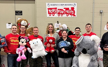NUWC Division Newport’s annual Toys for Tots drive nets nearly 1,200 donations