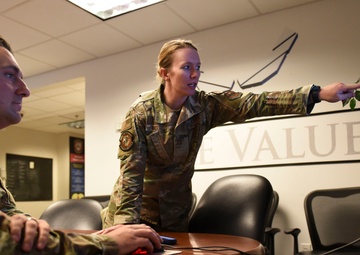 DINFOS Air Force Detachment Commander prepares for handoff