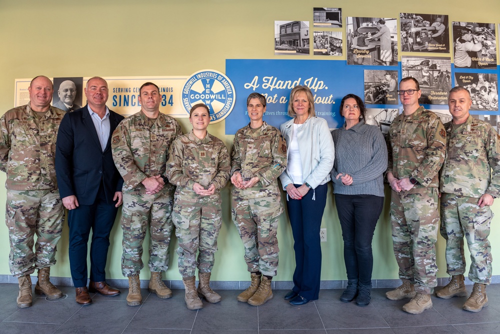 182nd Airlift Wing receives Goodwill Business Partner of the Year award Dec. 14, 2023