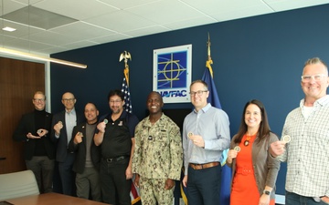 San Onofre Nuclear Generating Station Decommissioning Team Received NAVFAC Southwest Command Coins