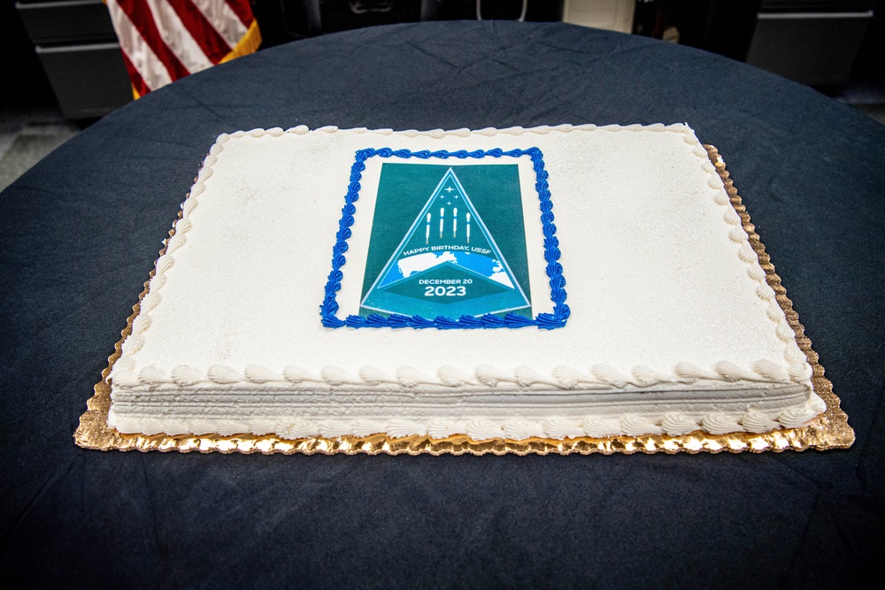 U.S. Space Force Birthday Cake Cutting