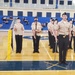 NAVSUP military personnel support local community as volunteer Navy JROTC competition judges