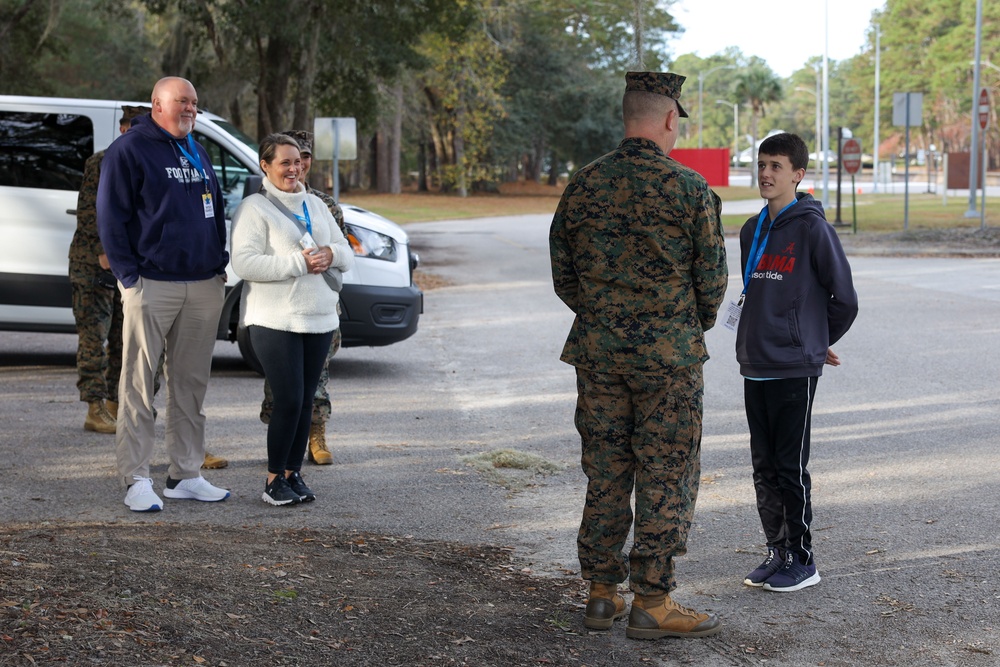 MCAS Beaufort help grant Trent's wish with Make-A-Wish