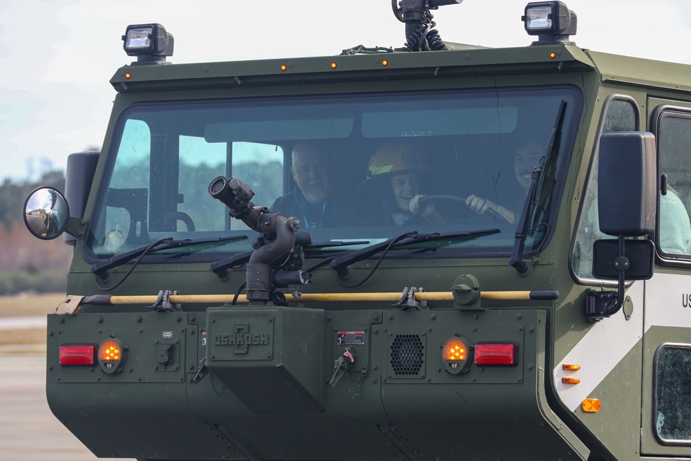 MCAS Beaufort help grant Trent's wish with Make-A-Wish
