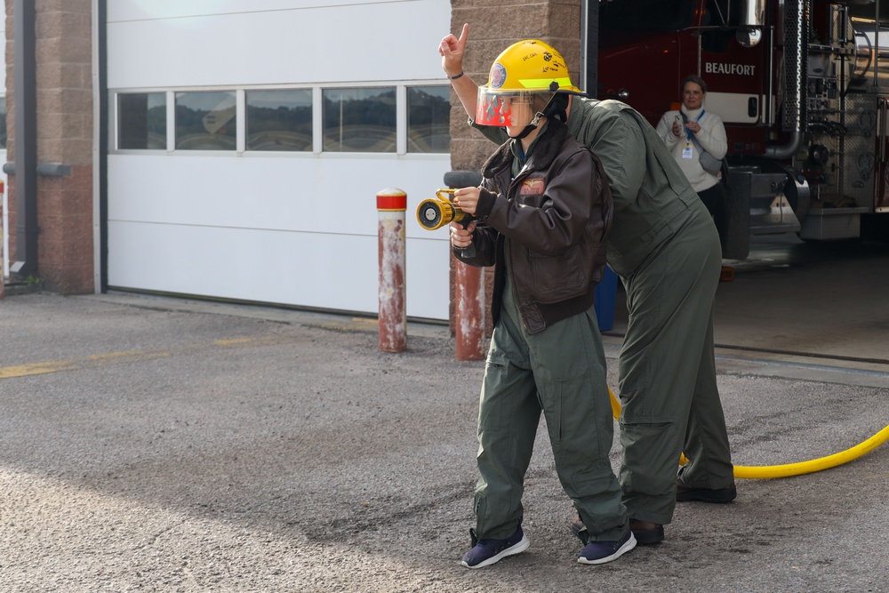 MCAS Beaufort help grant Trent's wish with Make-A-Wish
