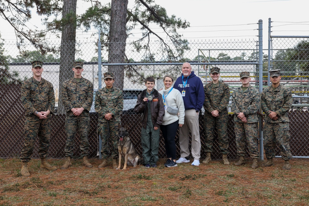 MCAS Beaufort help grant Trent's wish with Make-A-Wish