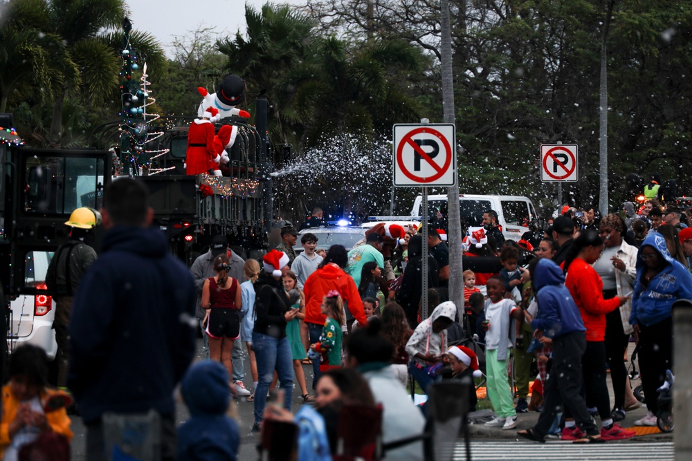 Santa Claus is Coming to Town: Parade Spreads Holiday Cheer Across MCBH