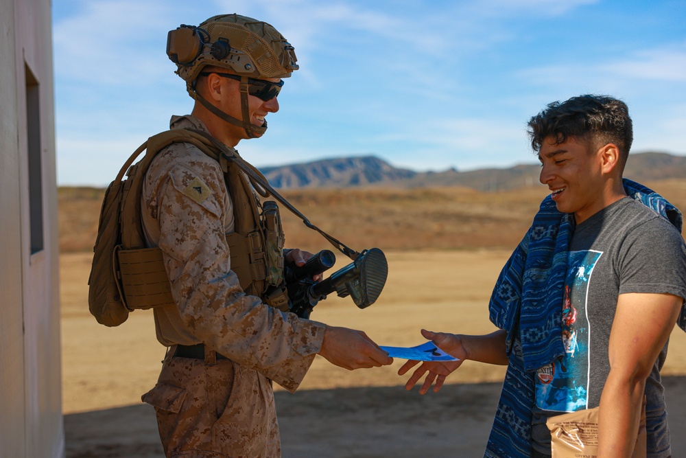 15th MEU Operates Evacuation Control Center during Integrated Training