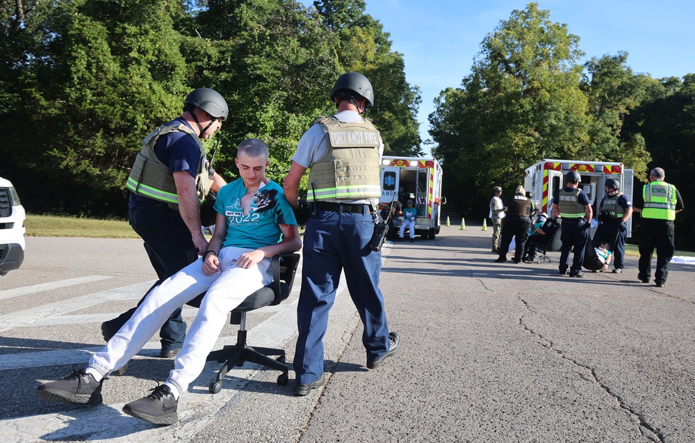 Annual Fort Knox emergency response exercise focuses on school notification and reunification efforts