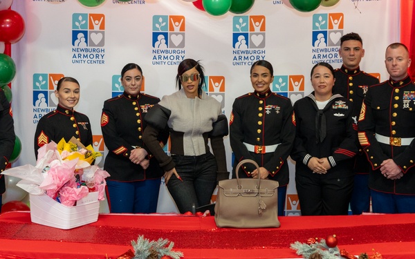 Cardi B attends Toys for Tots gift distribution