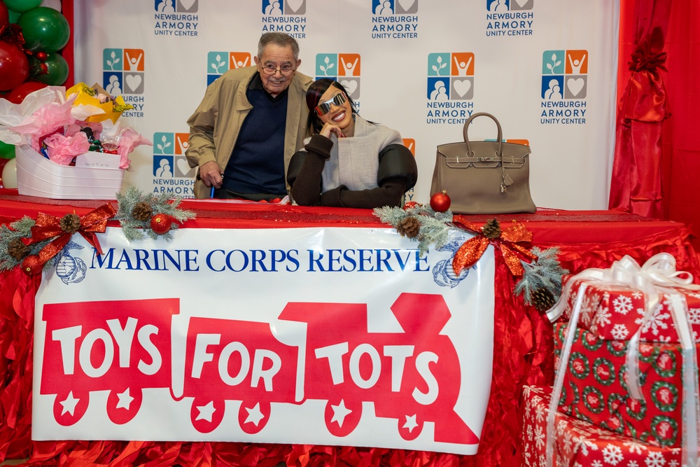 Cardi B attends Toys for Tots gift distribution