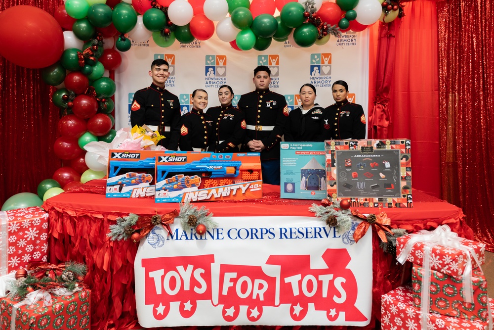 Cardi B attends Toys for Tots gift distribution